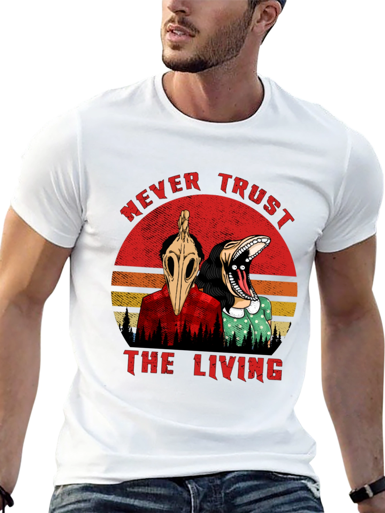 Never Trust the Living Graphic Tee