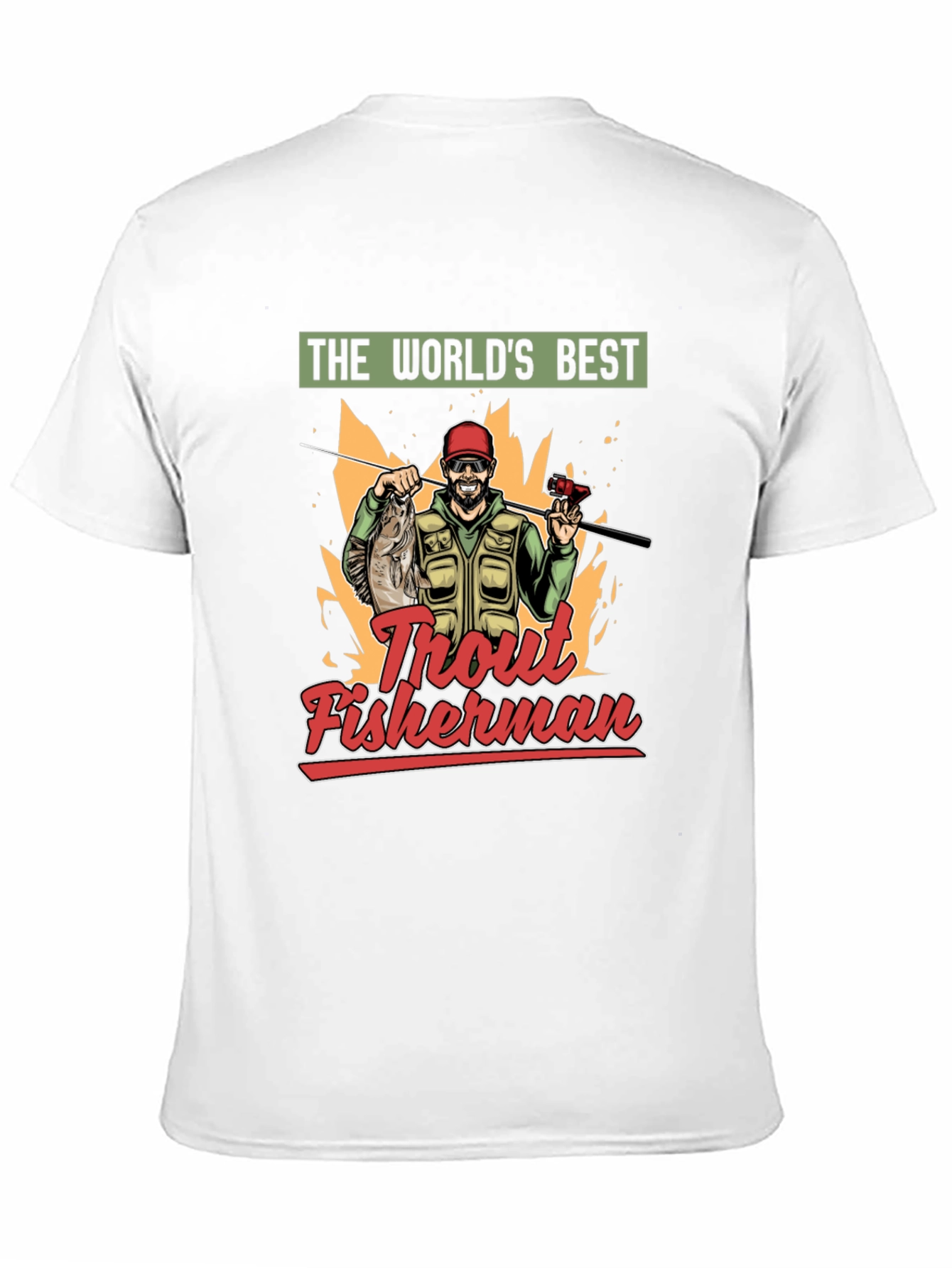 Worlds Best Trout Fisherman Graphic Tee