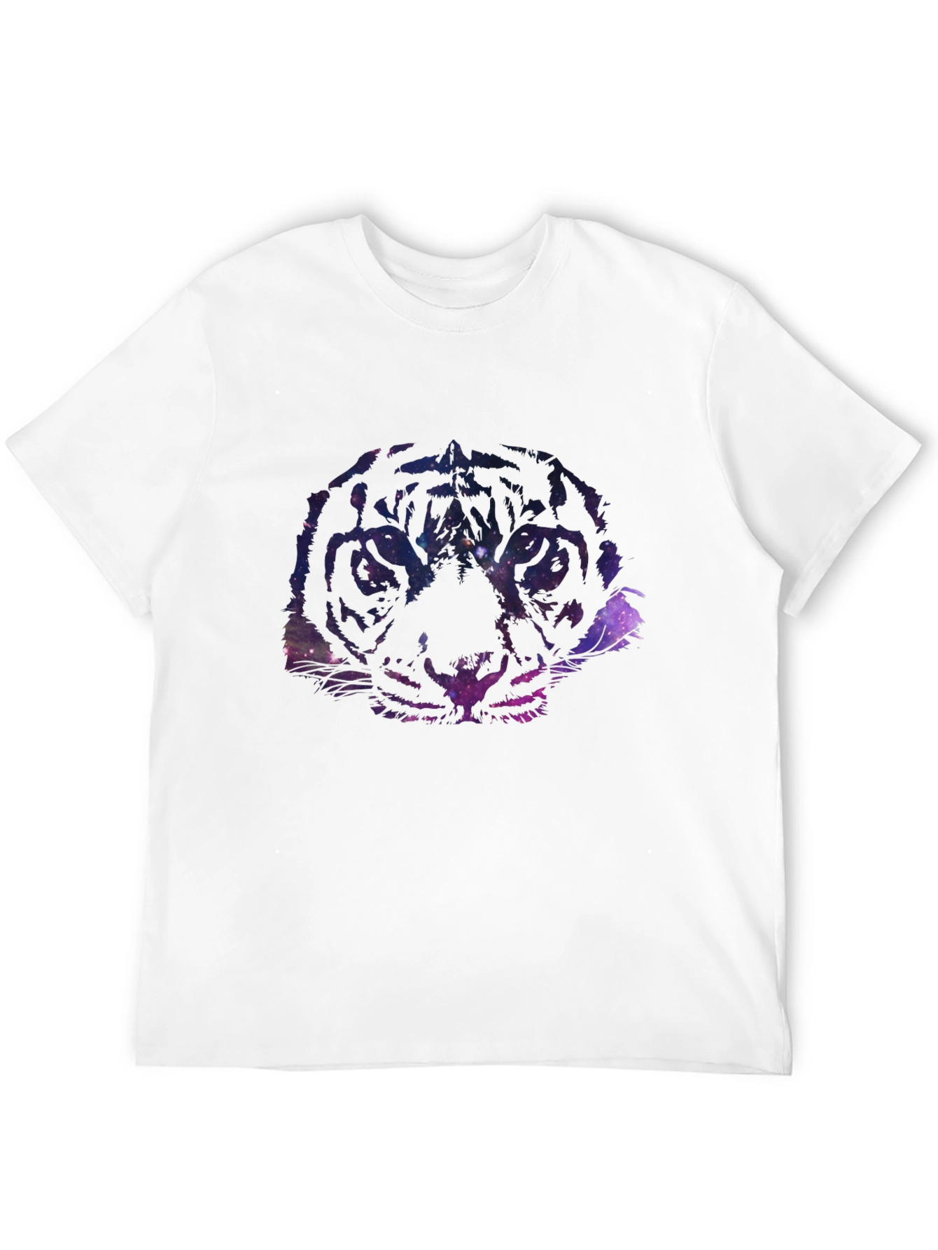 Galaxy Tiger Graphic Tee - Cosmic Style