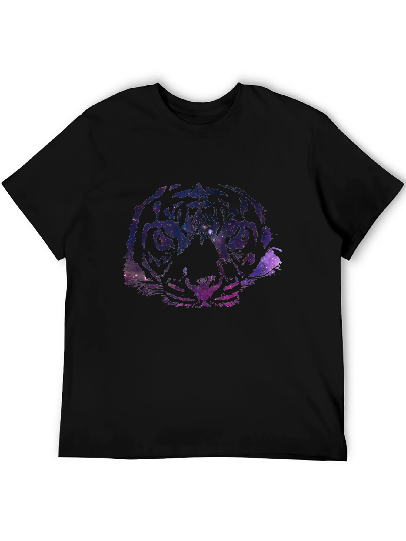 Galaxy Tiger Graphic Tee - Cosmic Style