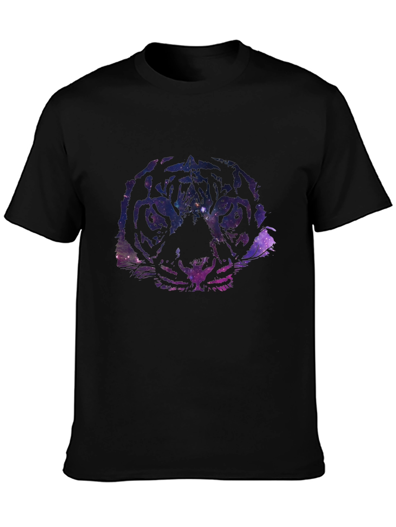 Galaxy Tiger Graphic Tee - Cosmic Style