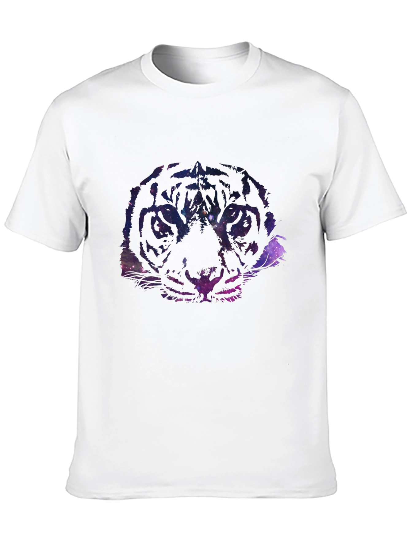 Galaxy Tiger Graphic Tee - Cosmic Style