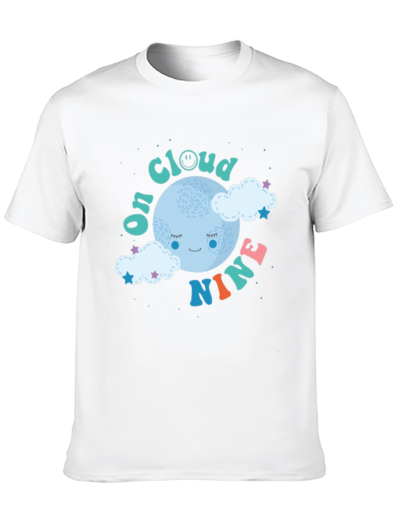 On Cloud Nine T-Shirt - Black Graphic Tee