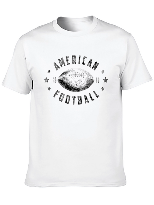 American Football Graphic Tee - Black