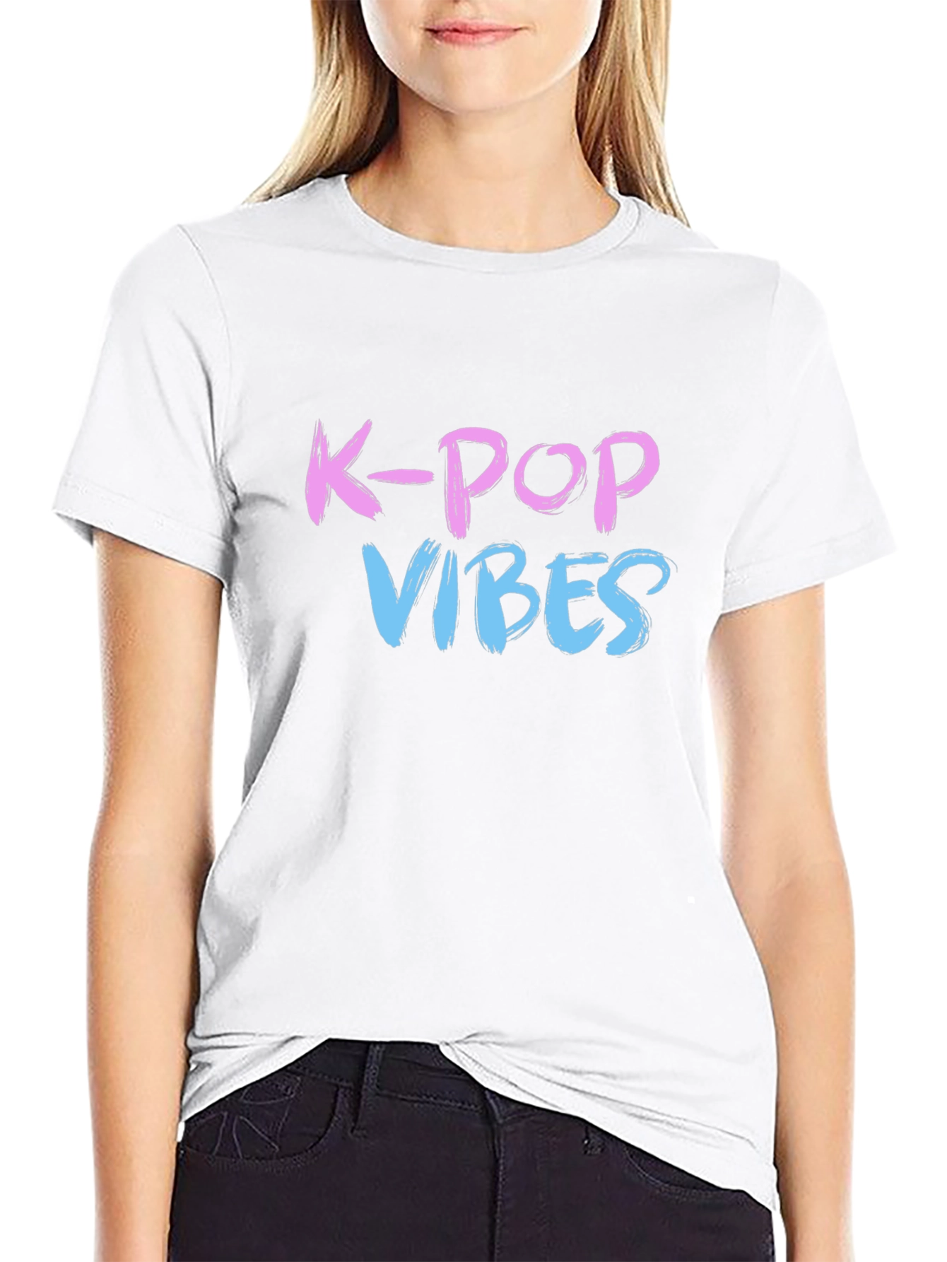 K-Pop Vibes Graphic Tee - Stylish Casual Wear