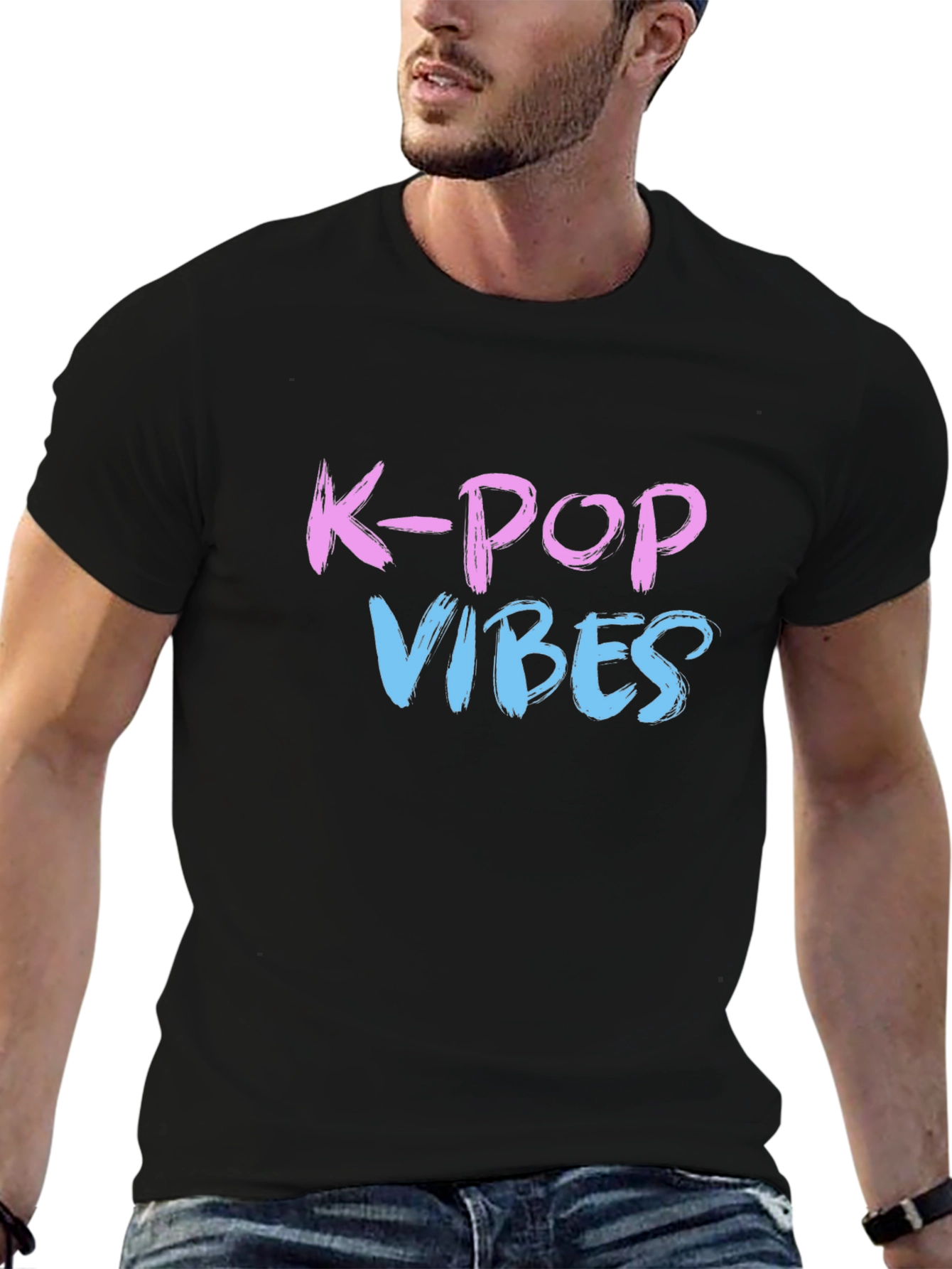 K-Pop Vibes Graphic Tee - Stylish Casual Wear
