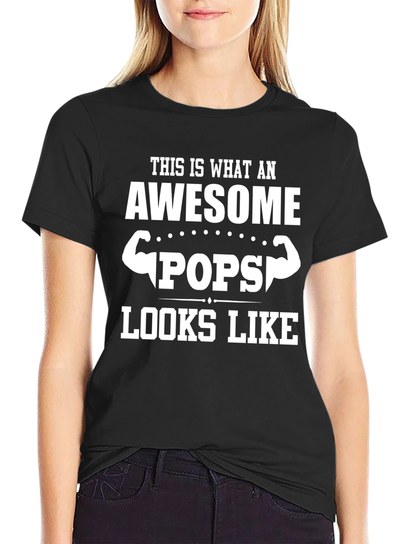Awesome Pops T-Shirt - Gift for Fathers Day