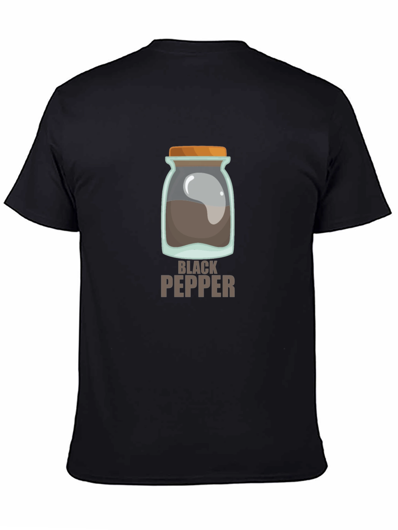 Black Pepper Jar T-Shirt - Novelty Culinary Tee