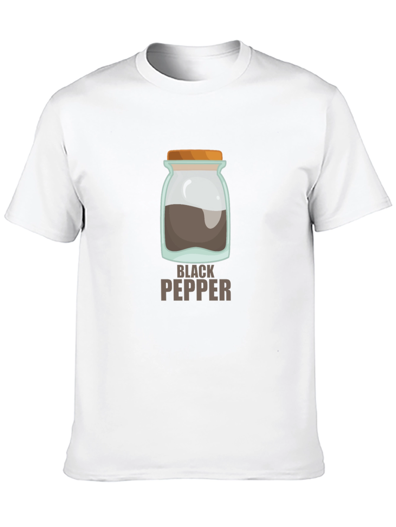 Black Pepper Jar T-Shirt - Novelty Culinary Tee