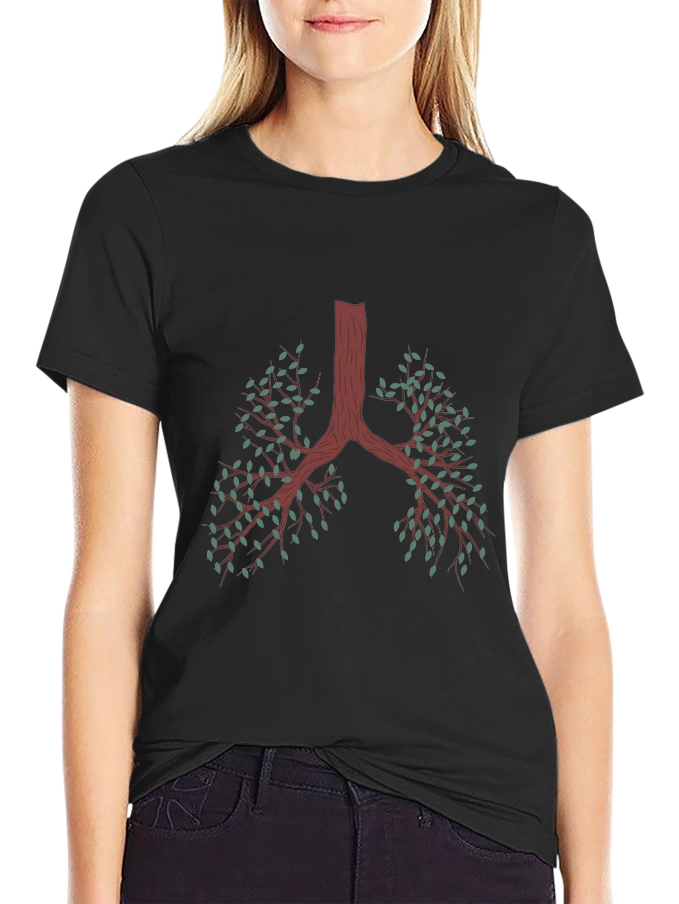 Lung Tree Black Graphic Tee