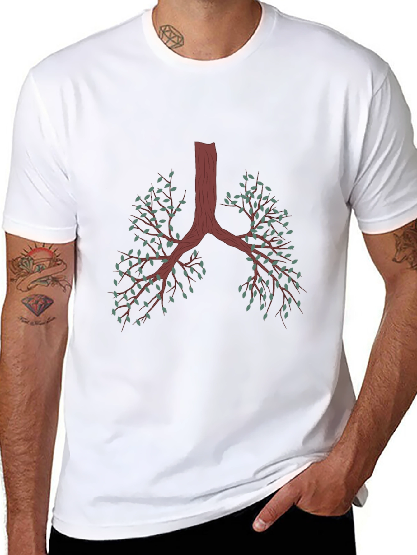 Lung Tree Black Graphic Tee