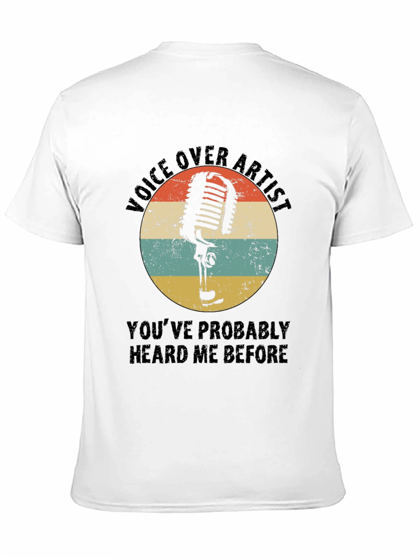 Voice Over Artist Retro T-Shirt