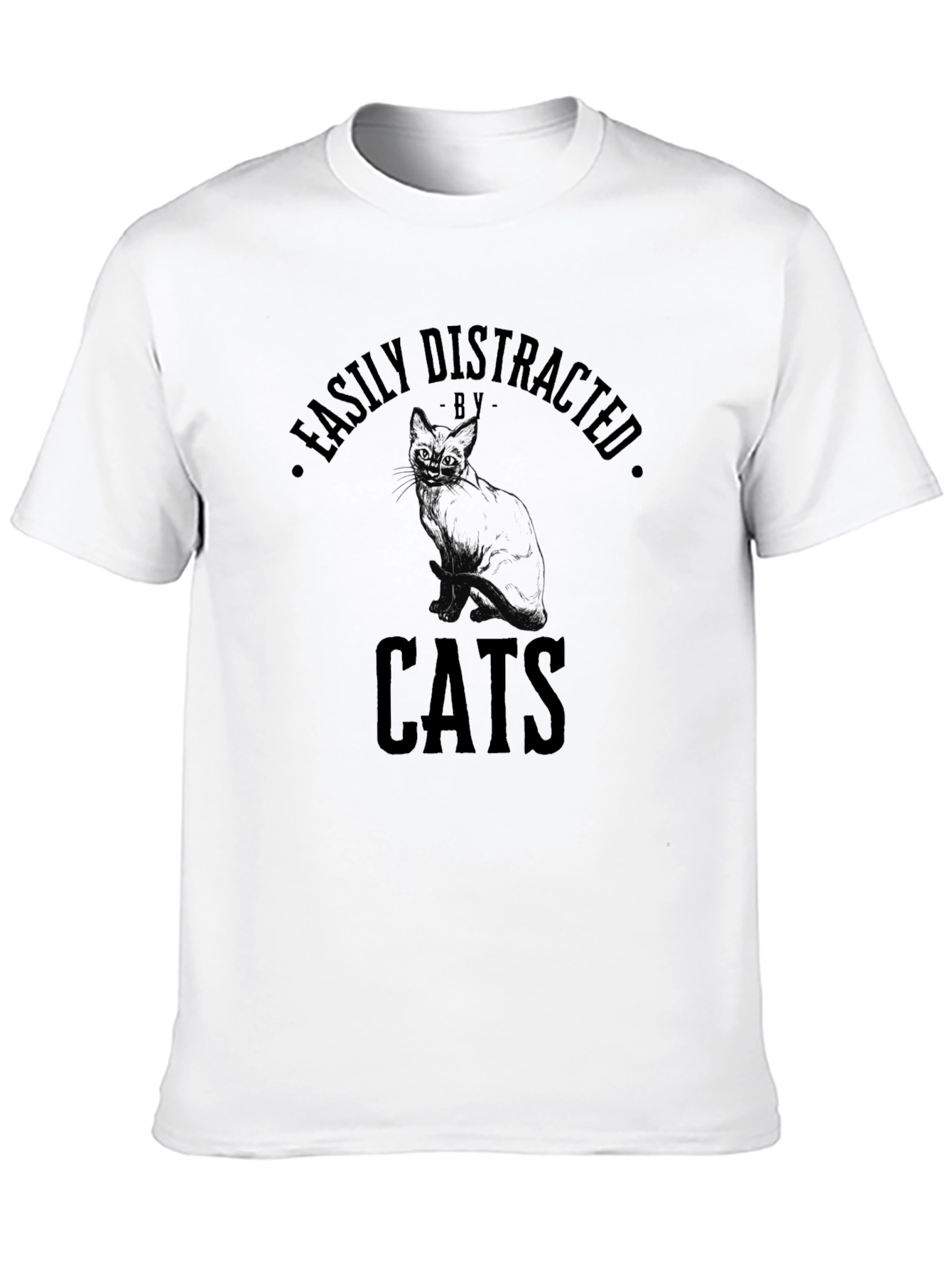 Easily Distracted By Cats T-Shirt