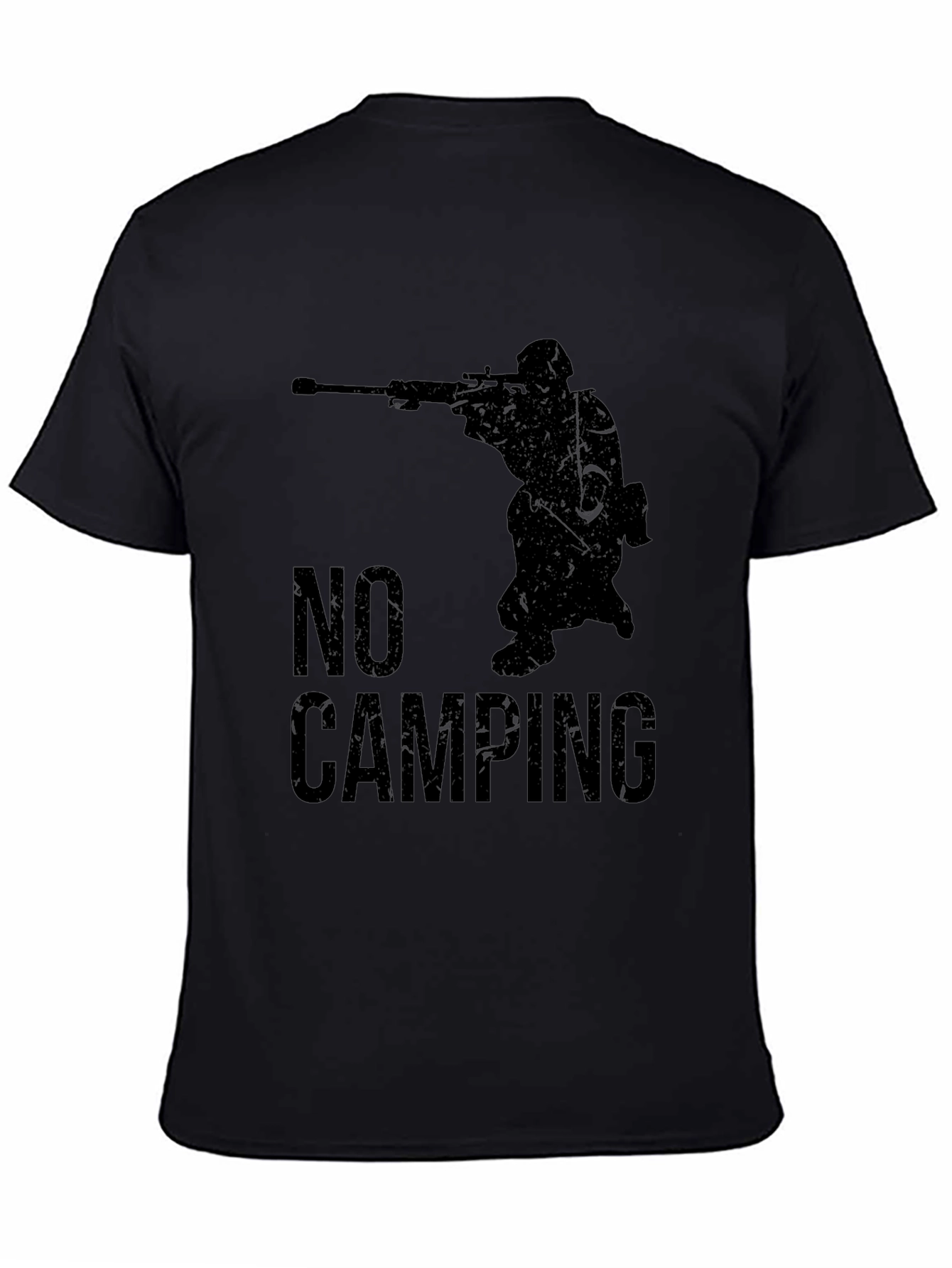 No Camping Sniper T-Shirt
