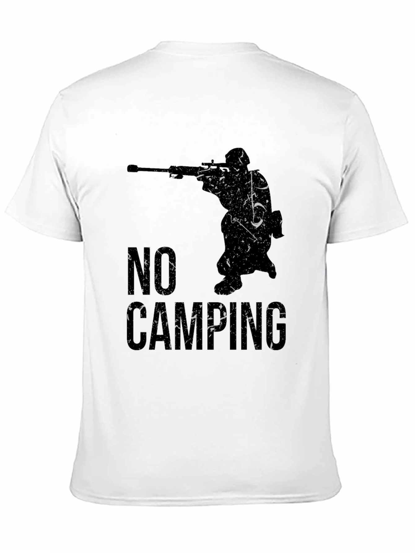 No Camping Sniper T-Shirt