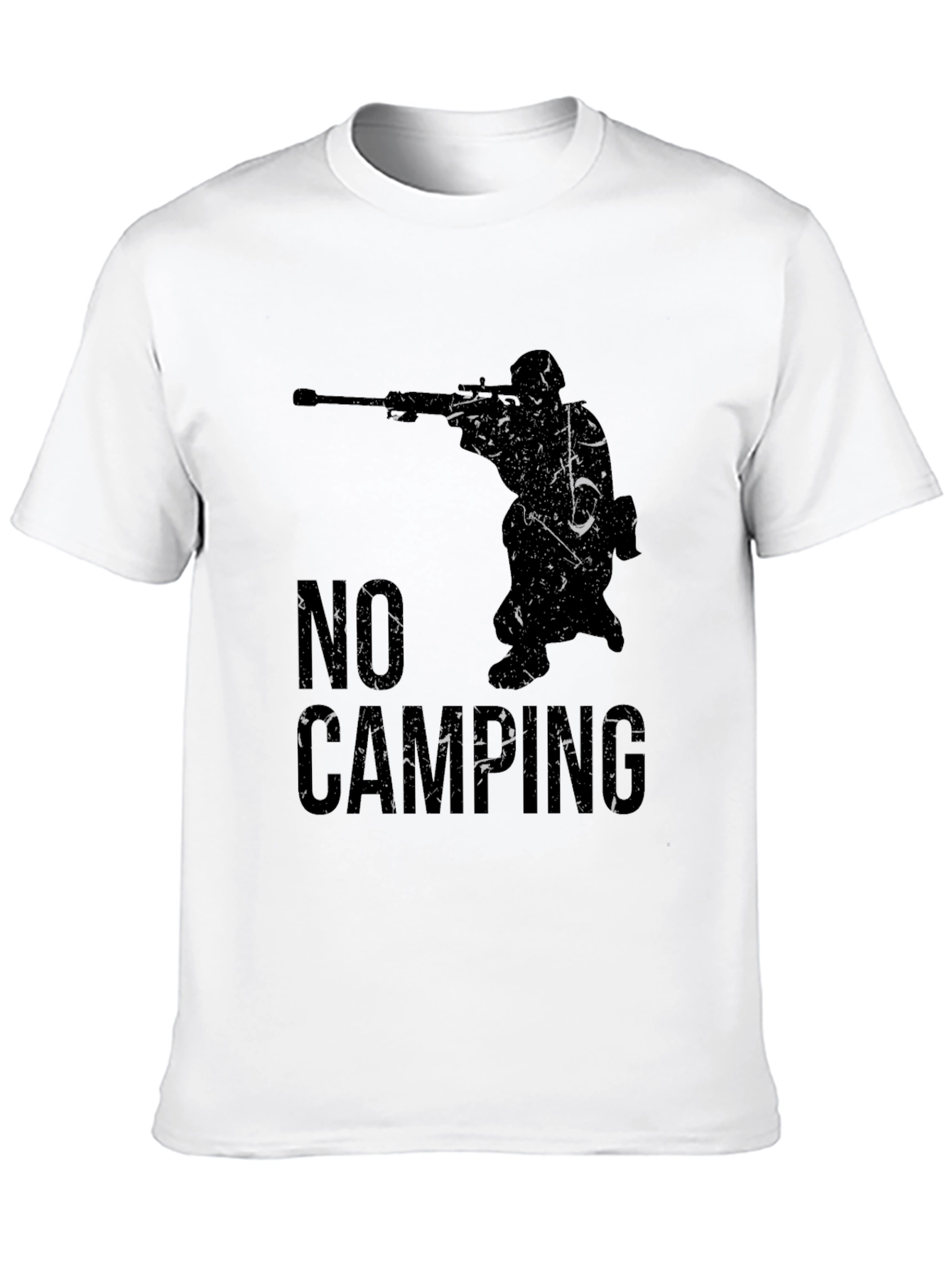 No Camping Sniper T-Shirt