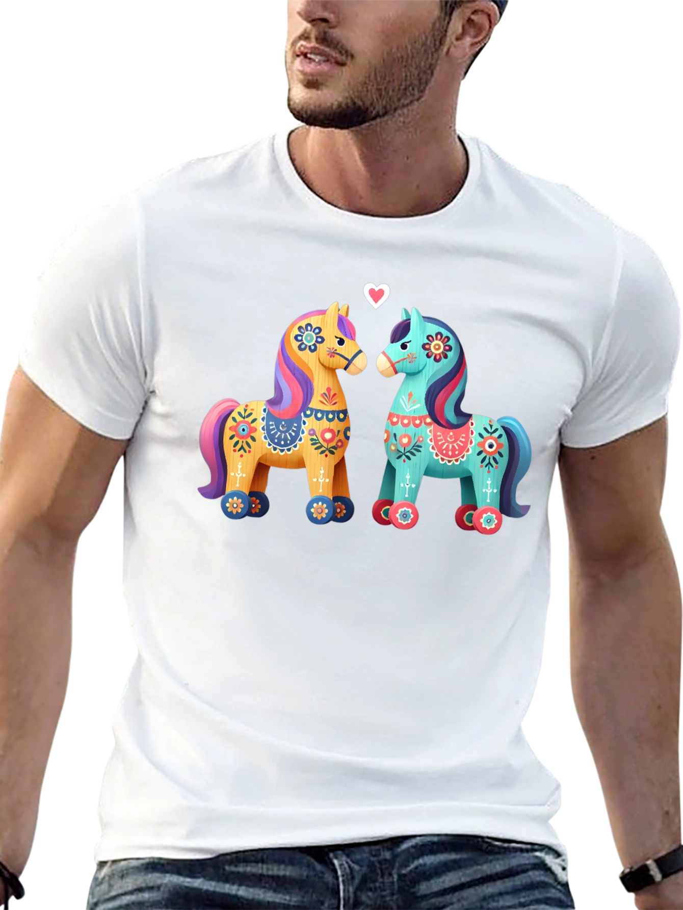 Whimsical Horse Love T-Shirt