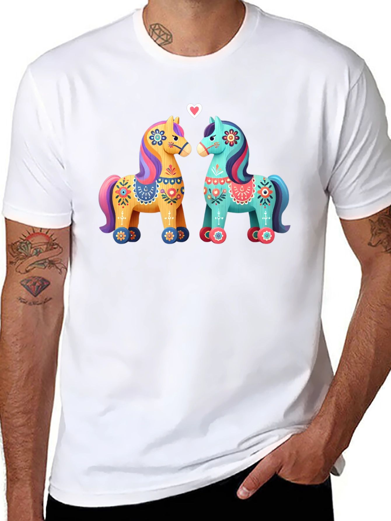 Whimsical Horse Love T-Shirt