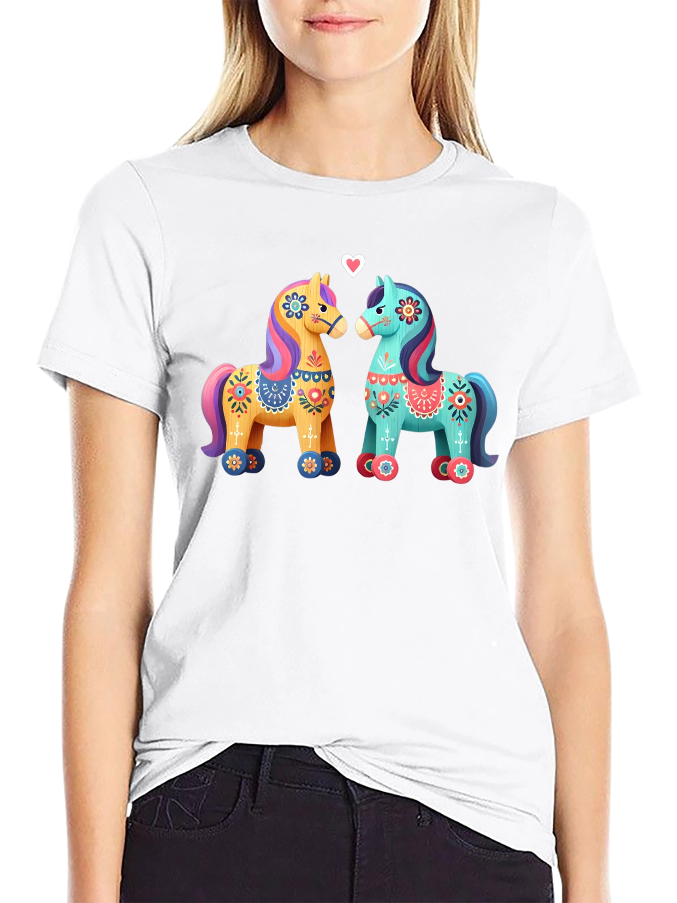Whimsical Horse Love T-Shirt