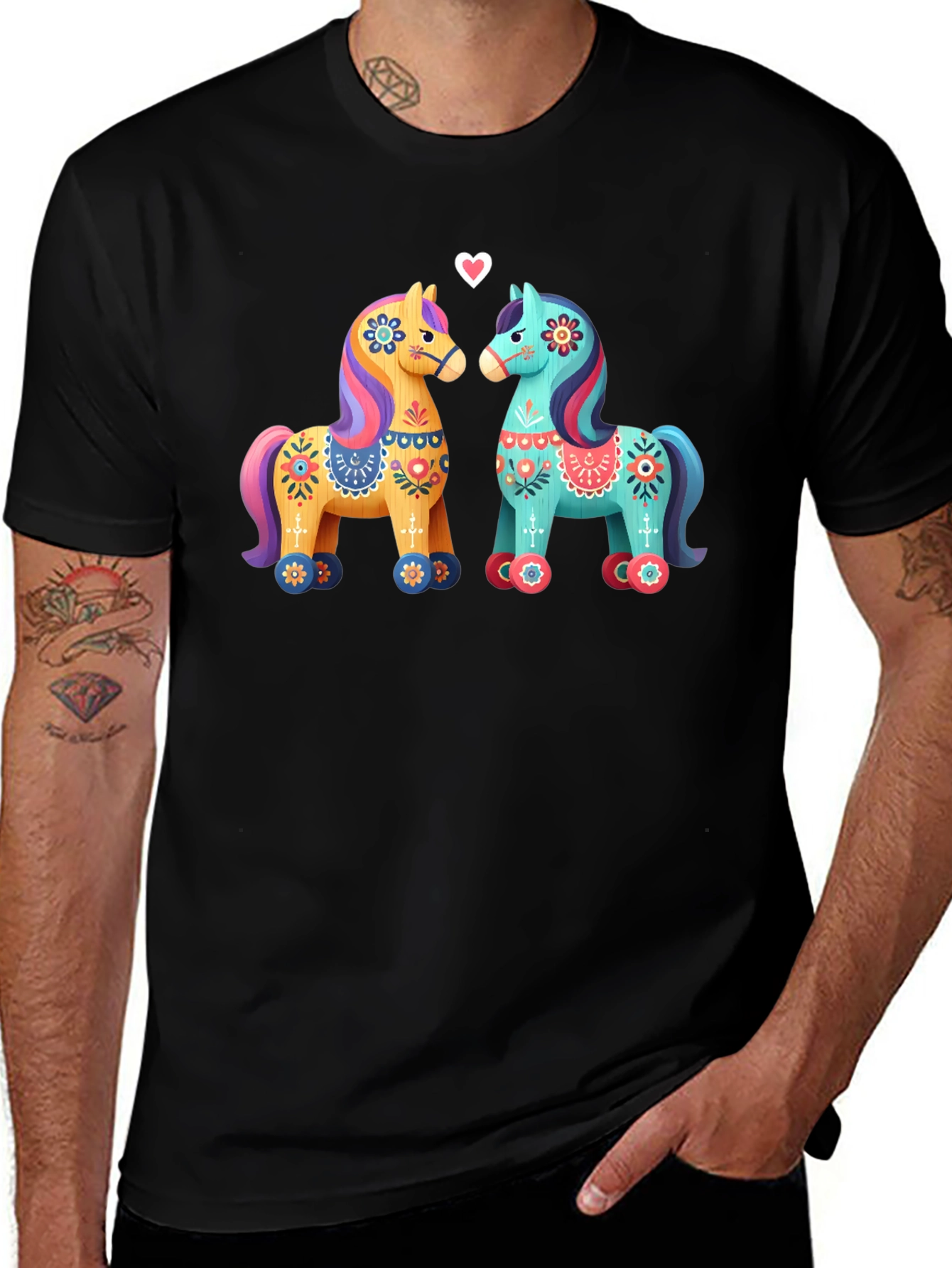 Whimsical Horse Love T-Shirt