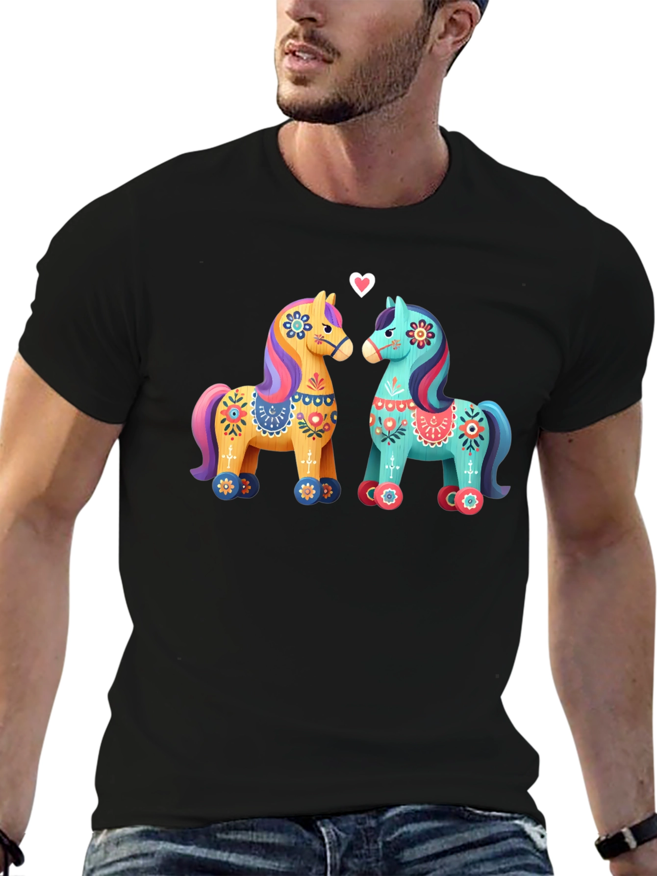 Whimsical Horse Love T-Shirt