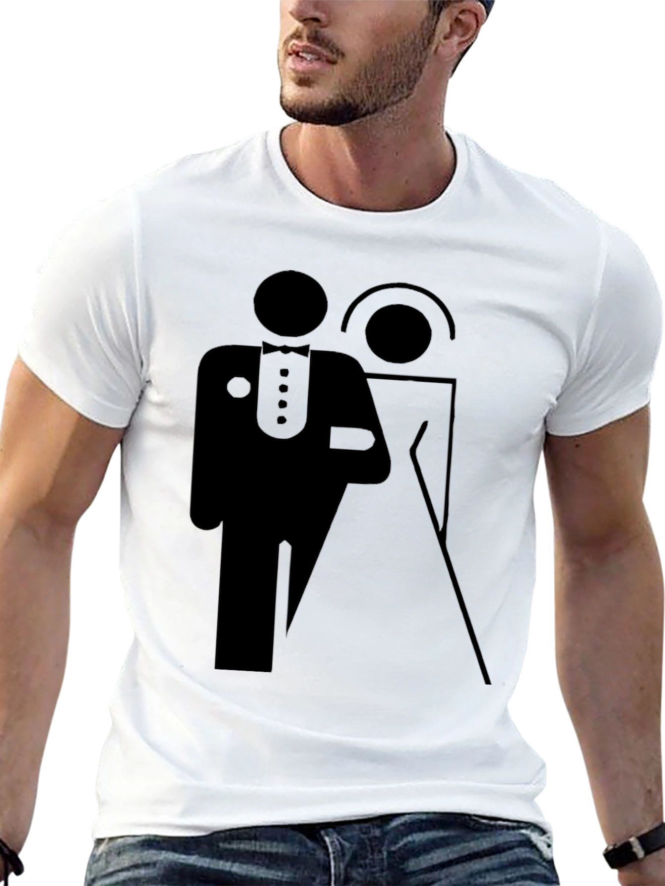 Bride and Groom Graphic Tee