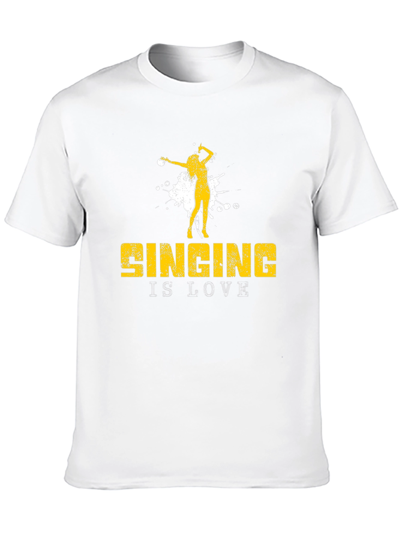 Singing is Love T-Shirt - Black Graphic Tee