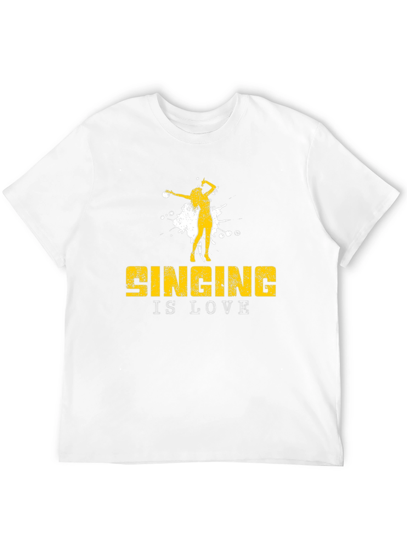 Singing is Love T-Shirt - Black Graphic Tee
