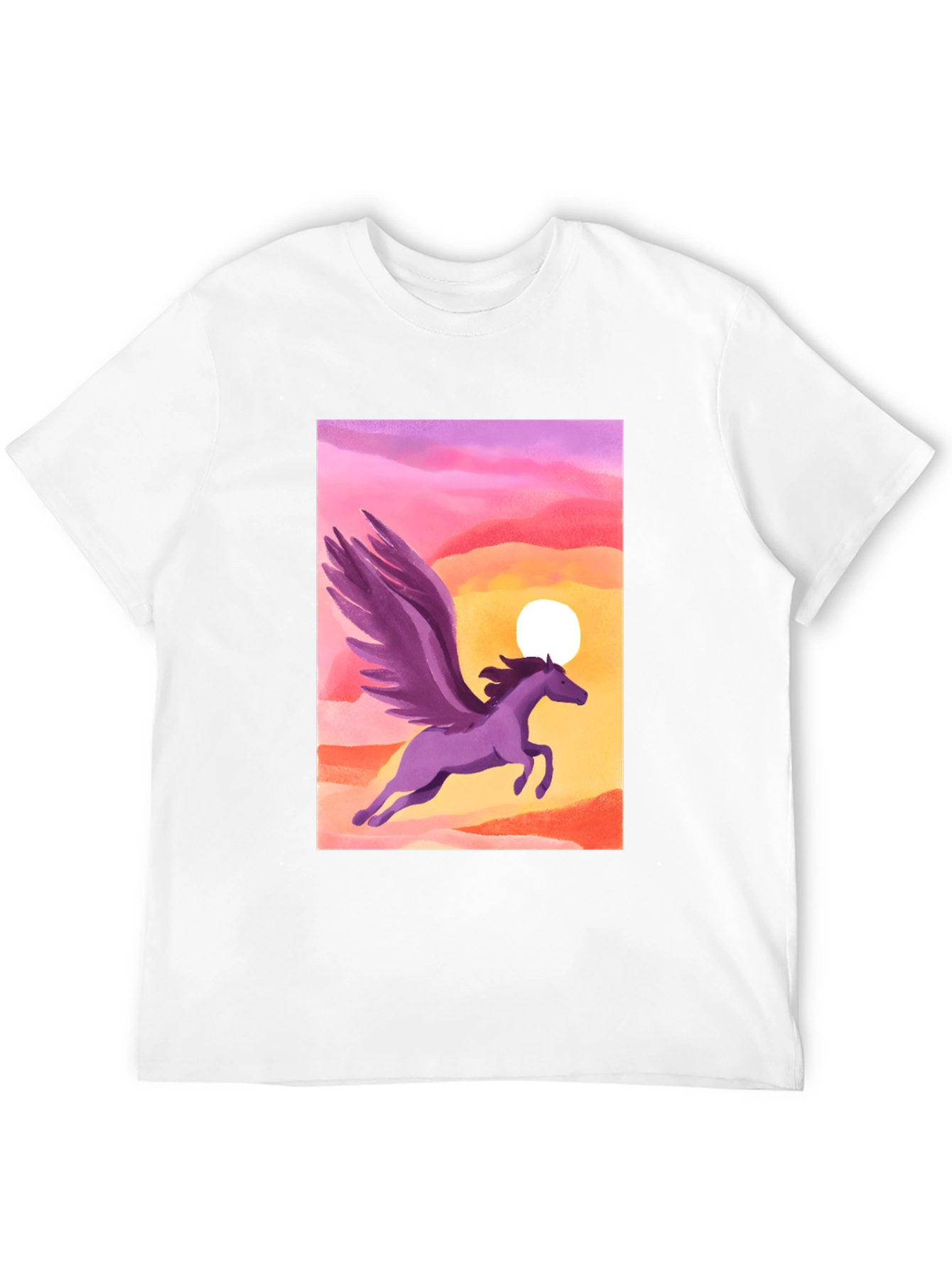 Pegasus Sunset Graphic Tee - Stylish and Unique