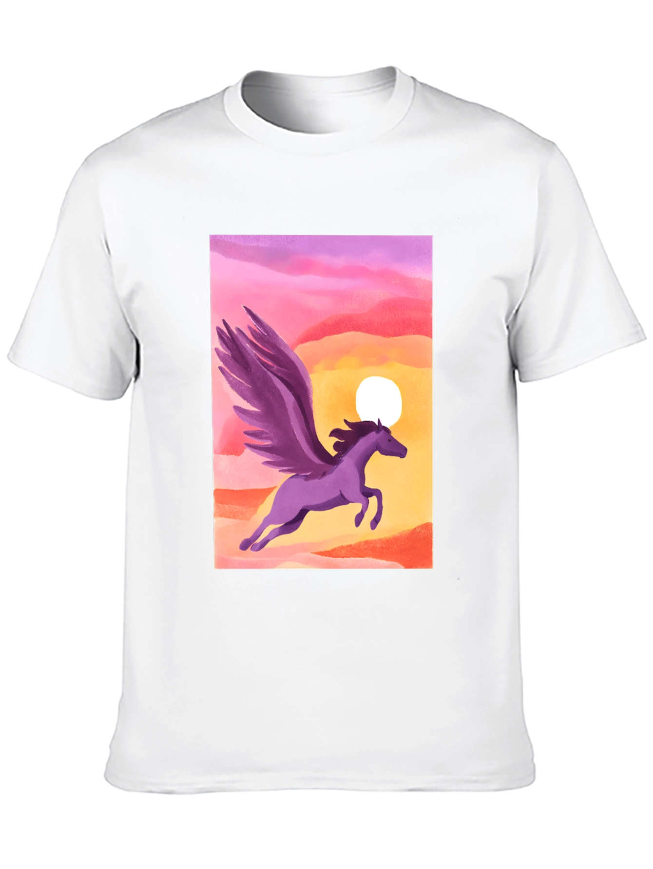 Pegasus Sunset Graphic Tee - Stylish and Unique