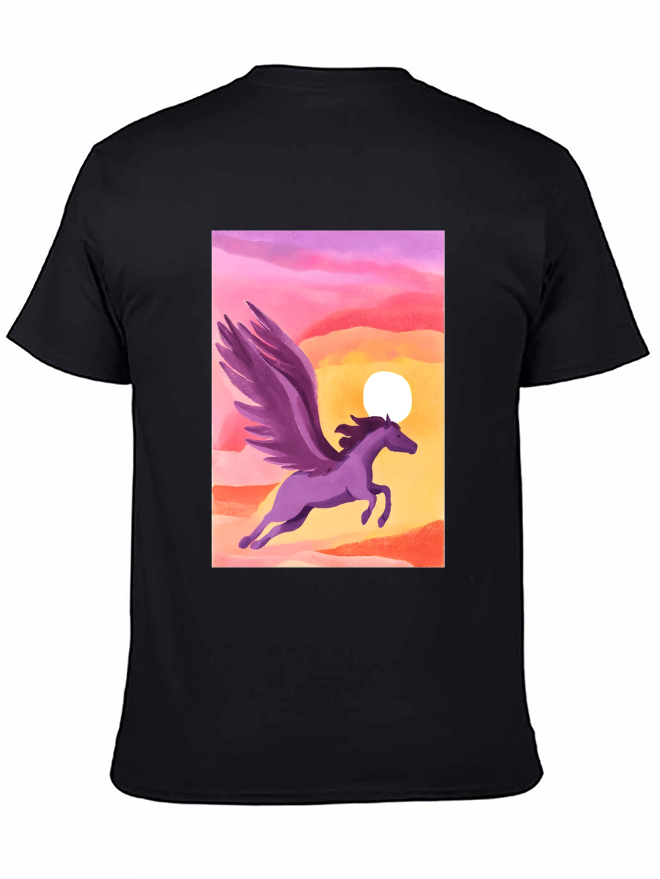 Pegasus Sunset Graphic Tee - Stylish and Unique