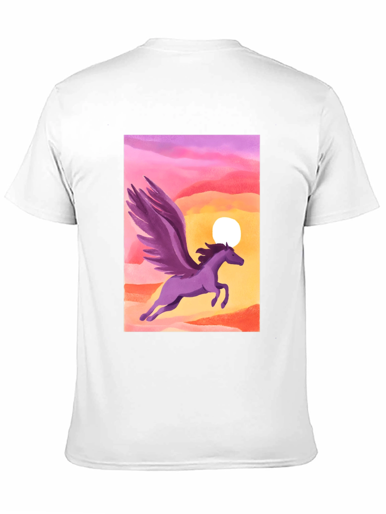 Pegasus Sunset Graphic Tee - Stylish and Unique
