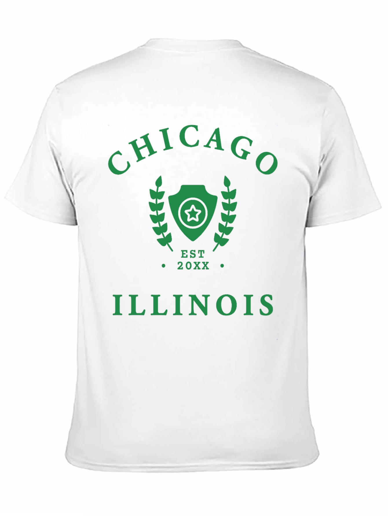 Chicago Illinois Est 20XX Graphic Tee