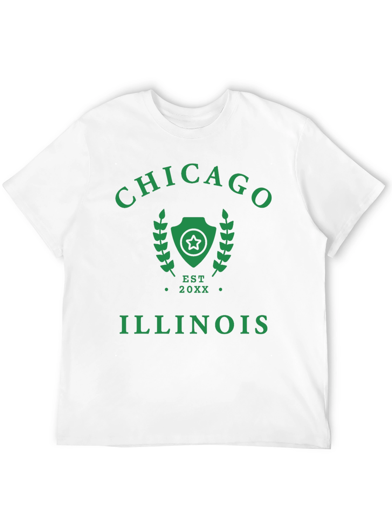 Chicago Illinois Est 20XX Graphic Tee