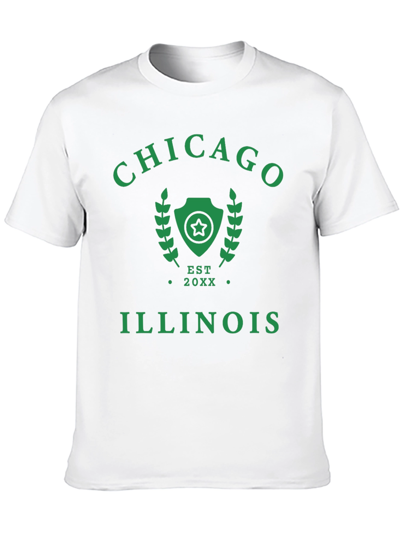 Chicago Illinois Est 20XX Graphic Tee