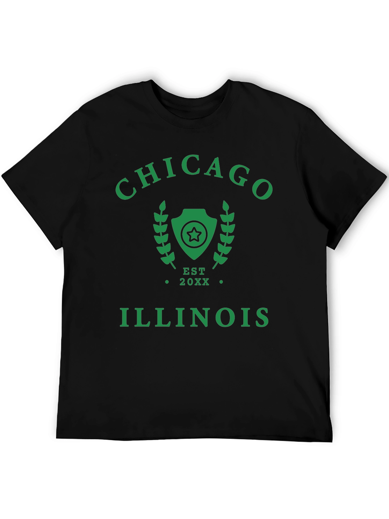 Chicago Illinois Est 20XX Graphic Tee