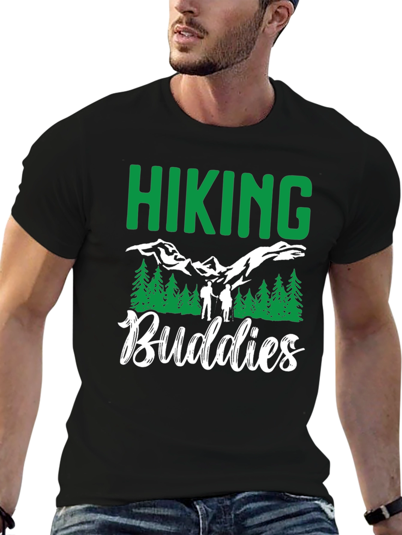 Hiking Buddies Graphic Tee - Outdoor Adventure Shirt