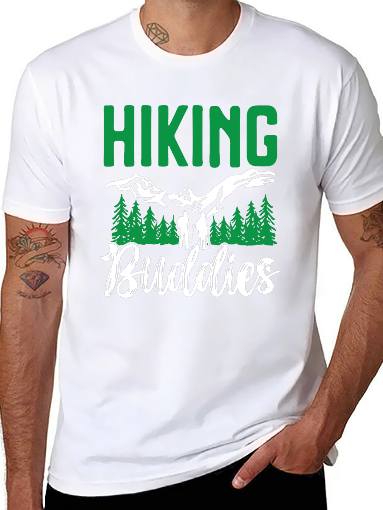 Hiking Buddies Graphic Tee - Outdoor Adventure Shirt