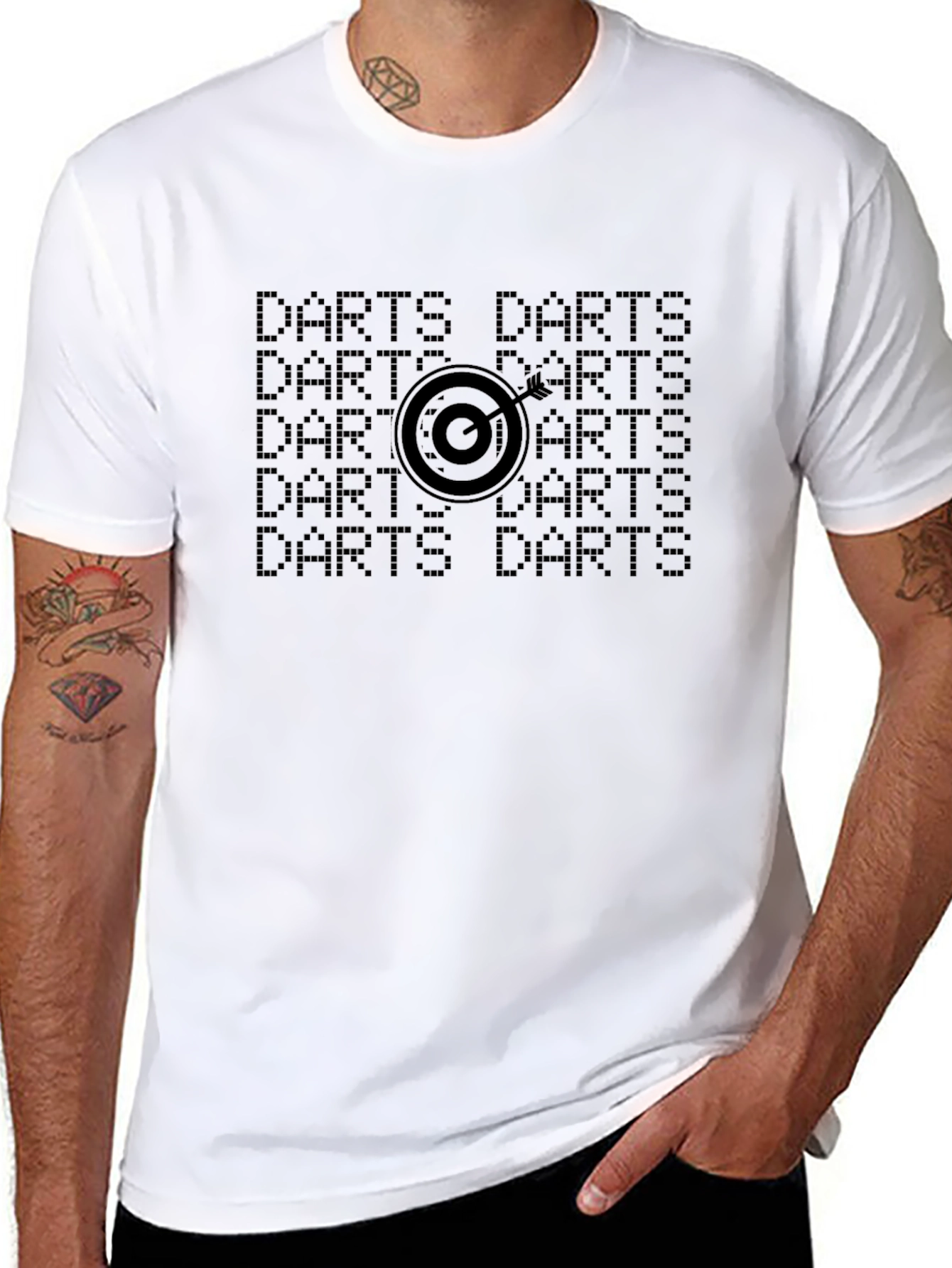 Darts Graphic Tee - Target Practice Shirt