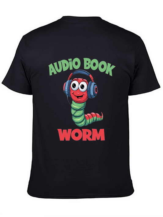 Audio Book Worm T-Shirt