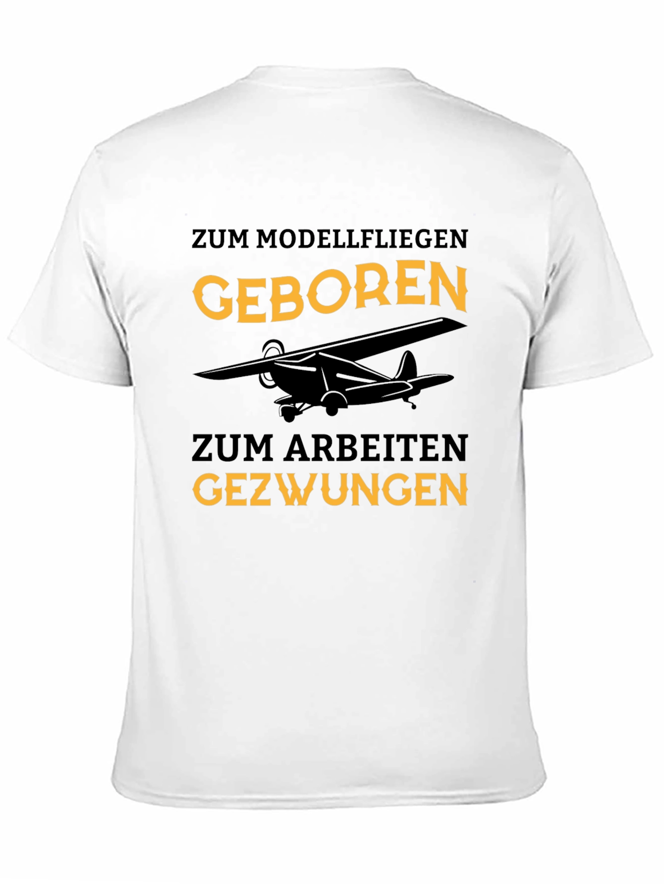 Model Airplane T-Shirt - Born to Fly