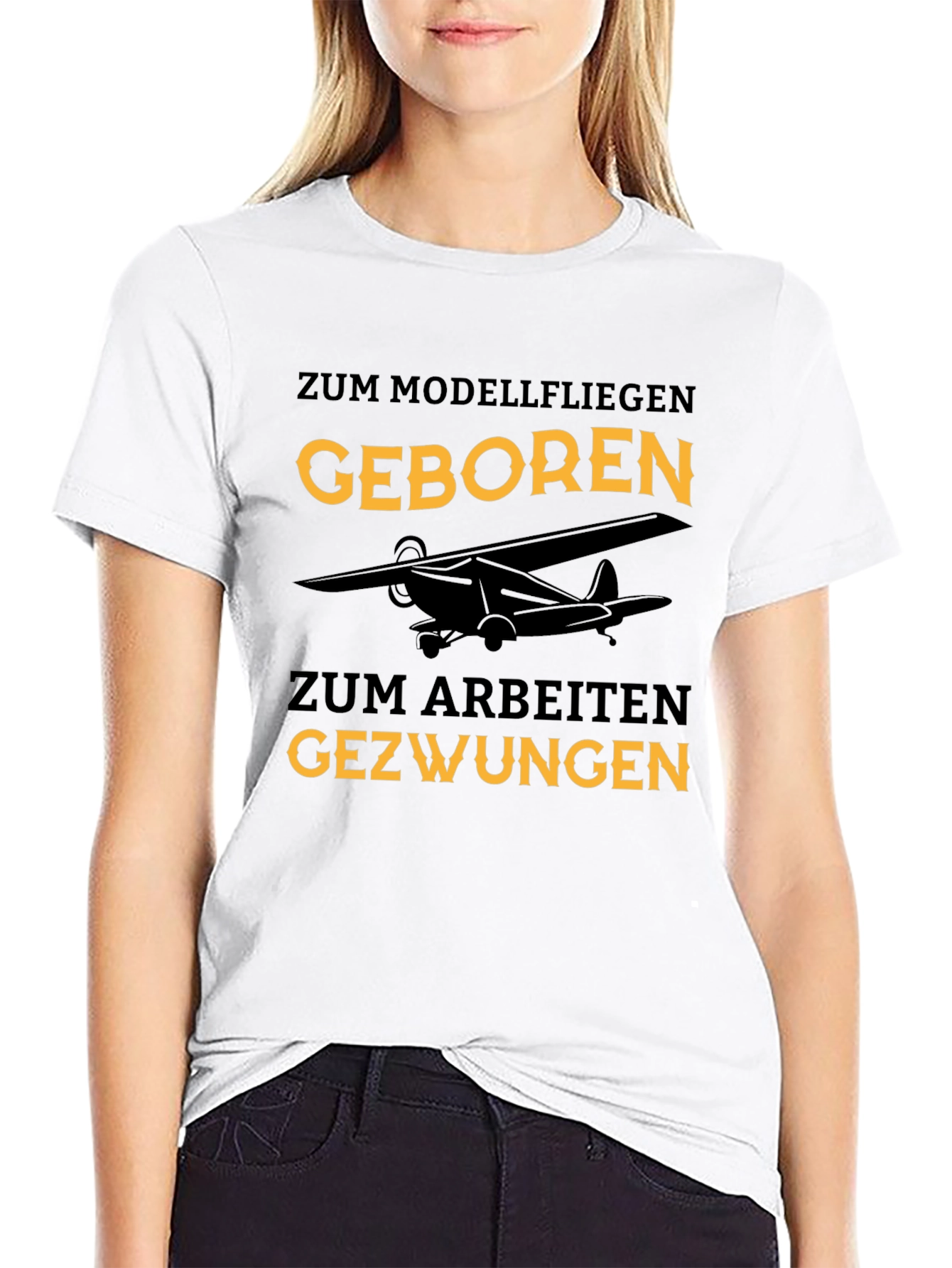 Model Airplane T-Shirt - Born to Fly