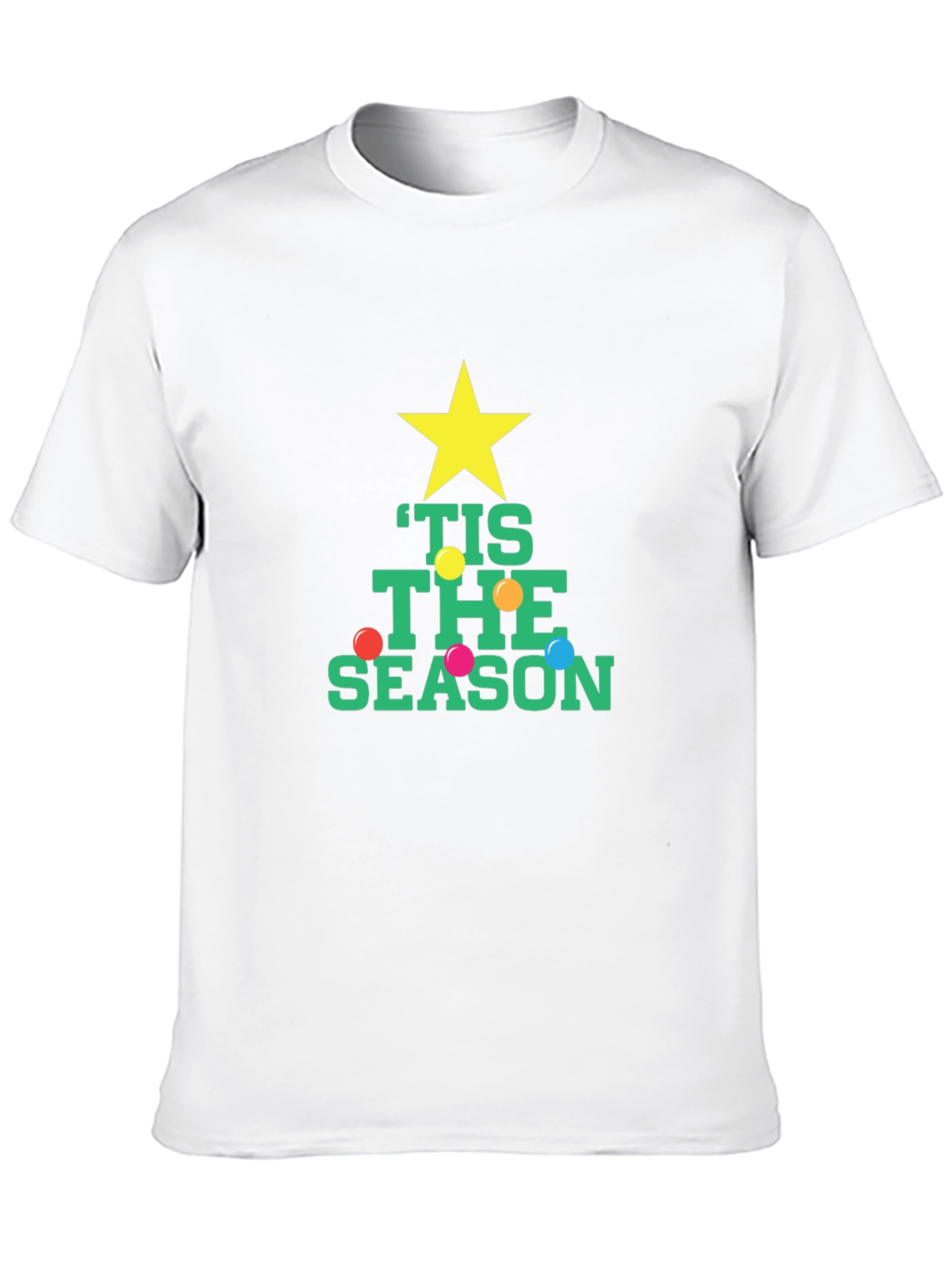 Tis The Season Christmas Tree Graphic Tee