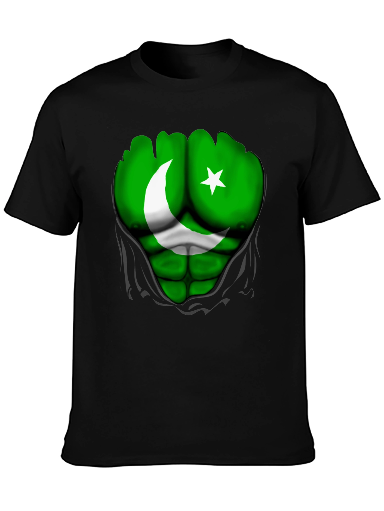 Pakistan Flag Hulk T-Shirt