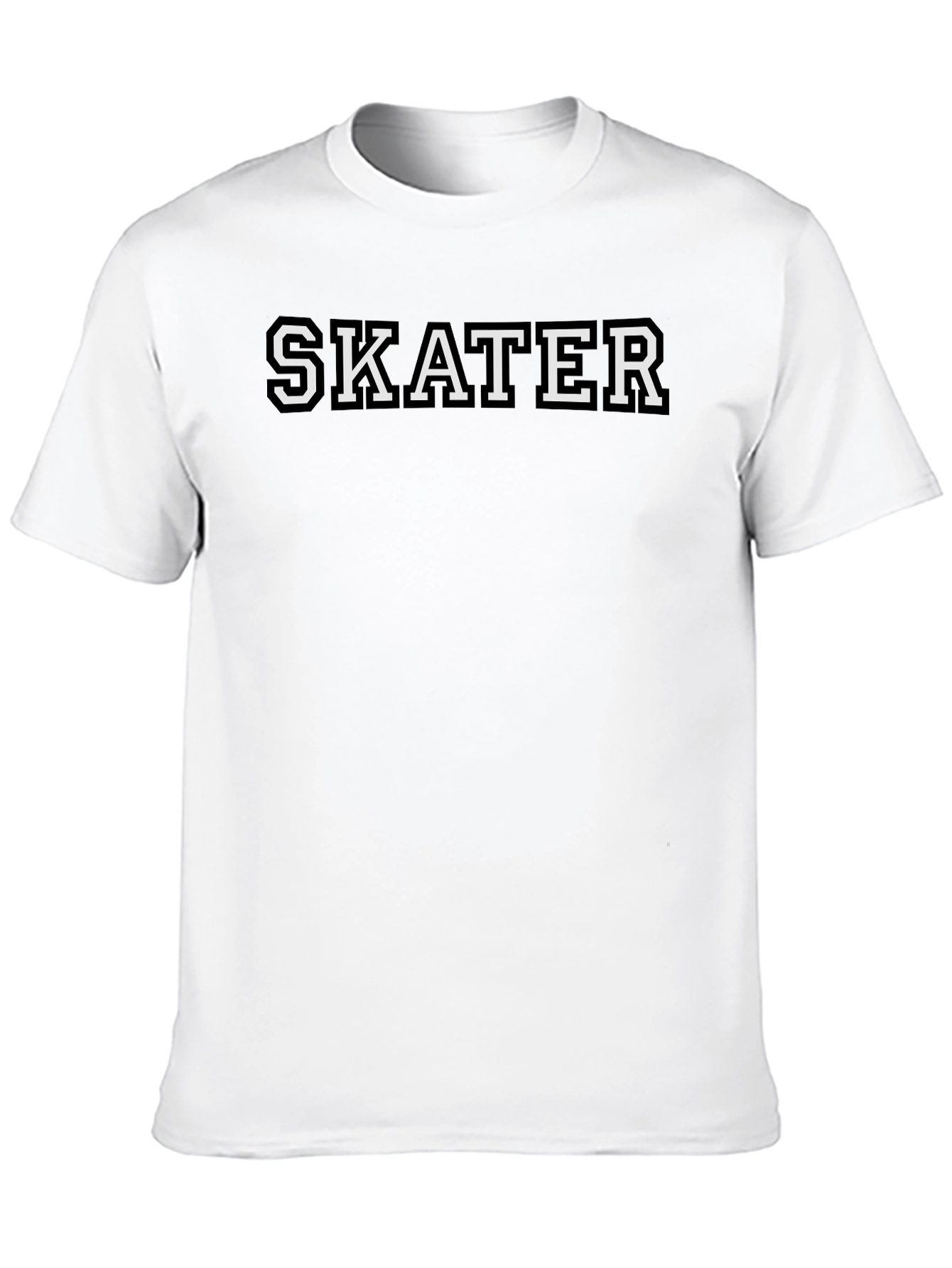 Skater Graphic Tee - Classic Black T-Shirt