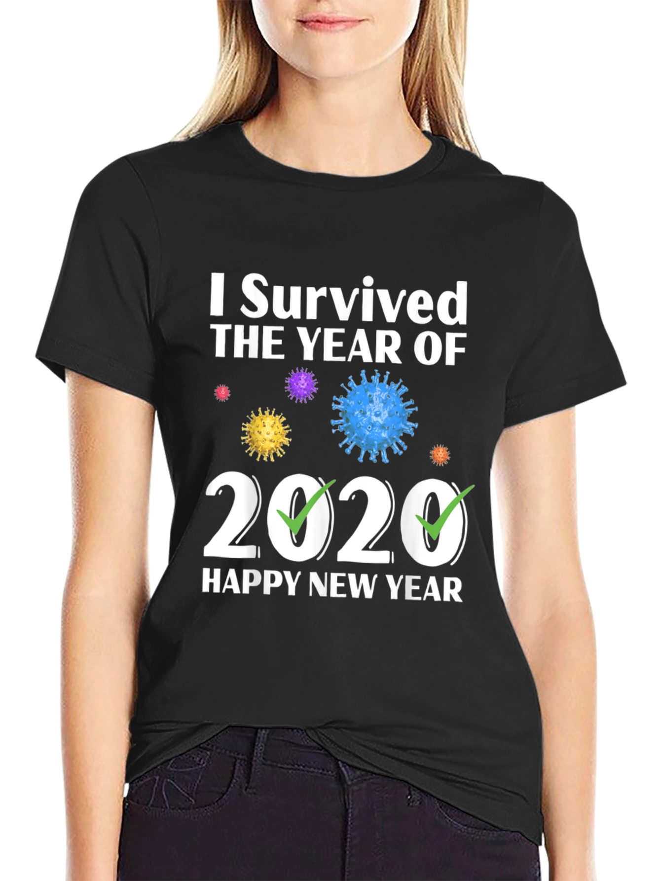 I Survived 2020 Happy New Year T-Shirt