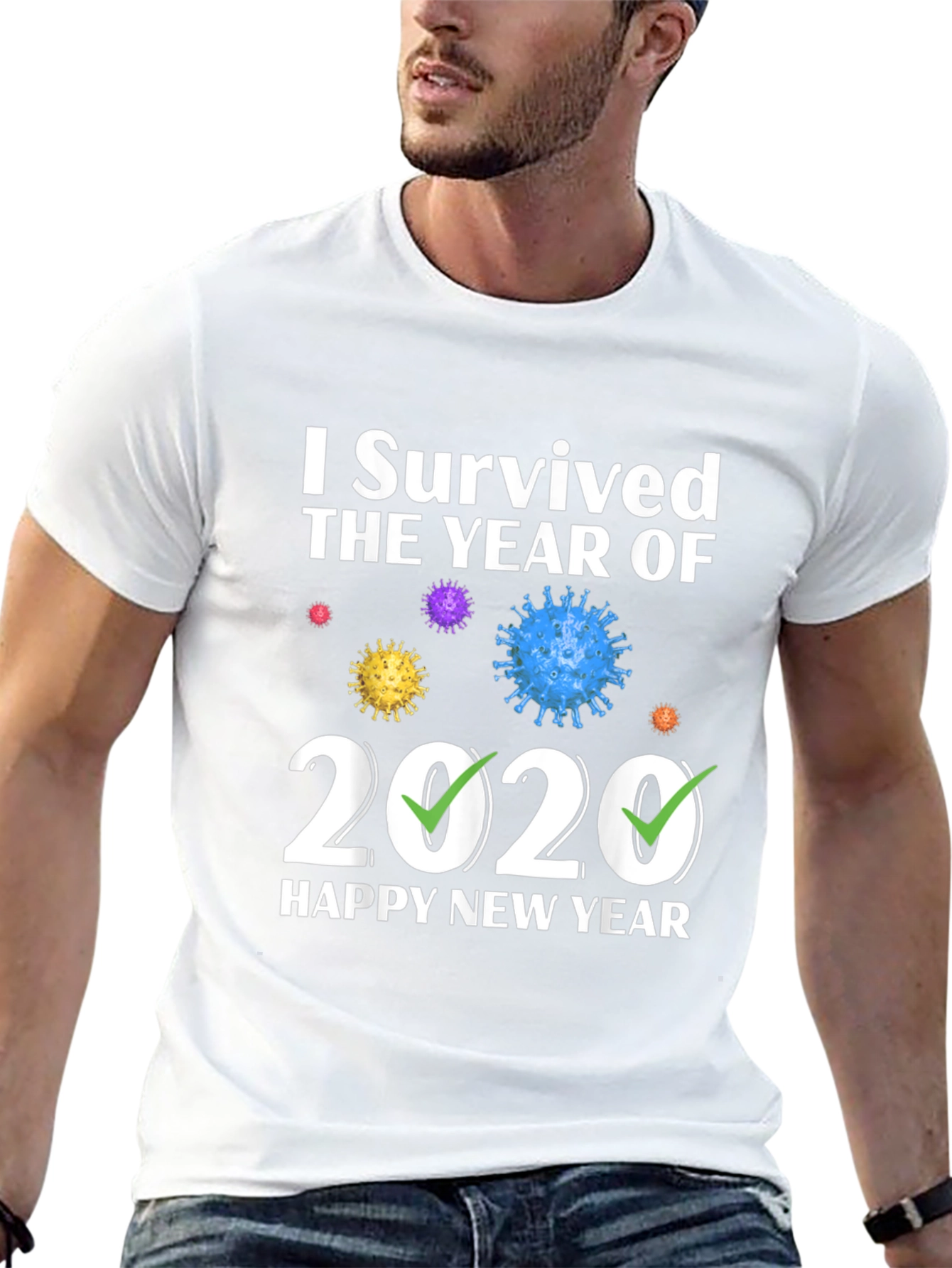 I Survived 2020 Happy New Year T-Shirt