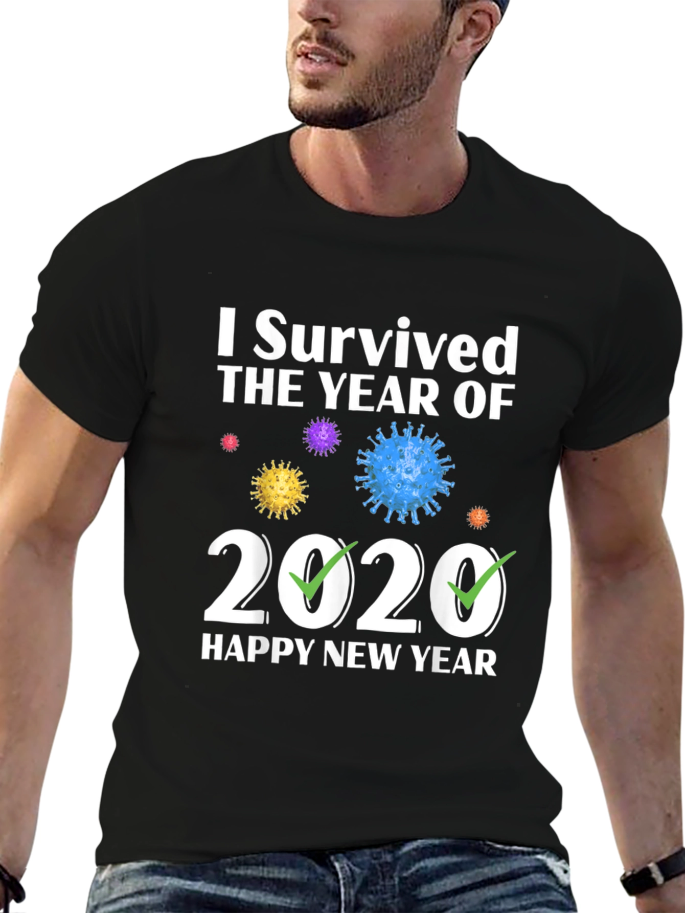 I Survived 2020 Happy New Year T-Shirt