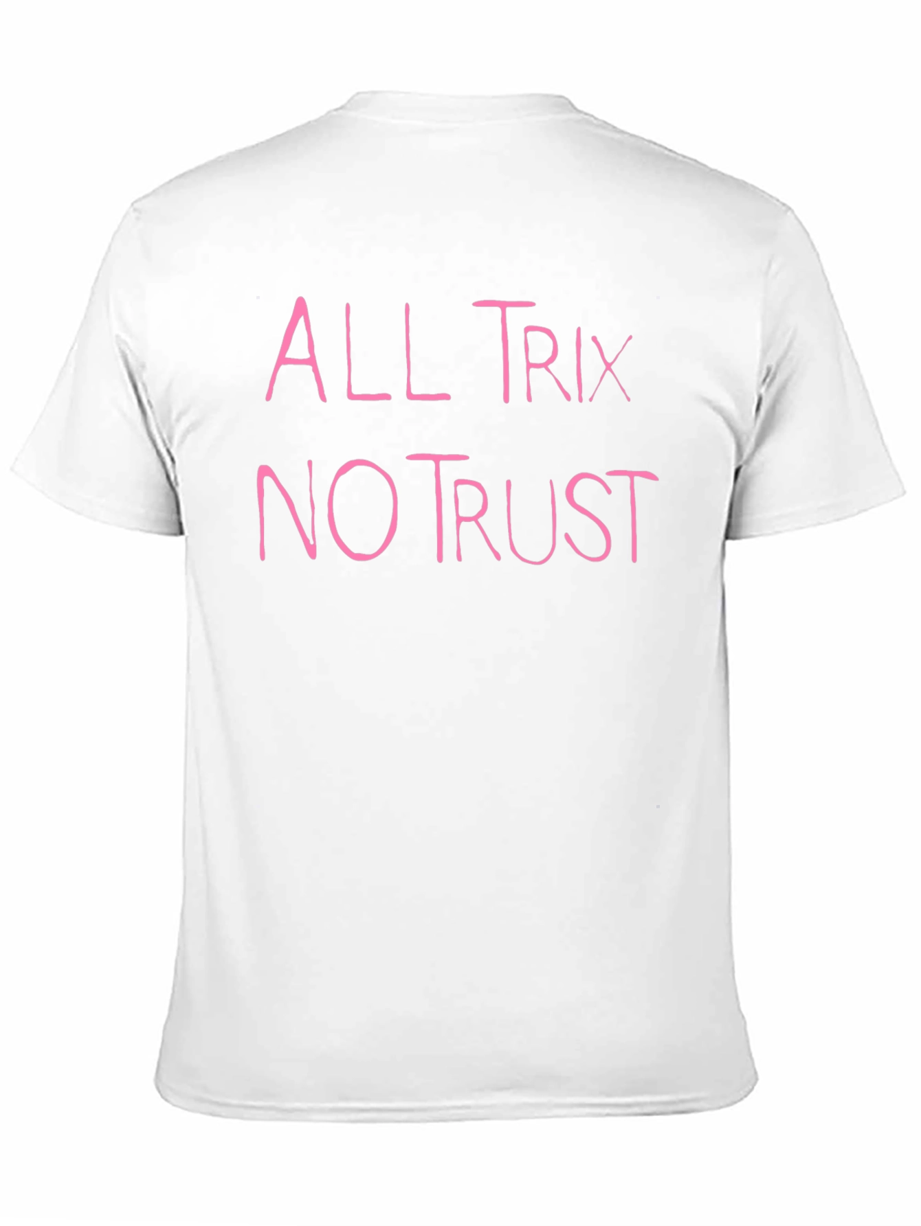 All Trix No Trust Black T-Shirt