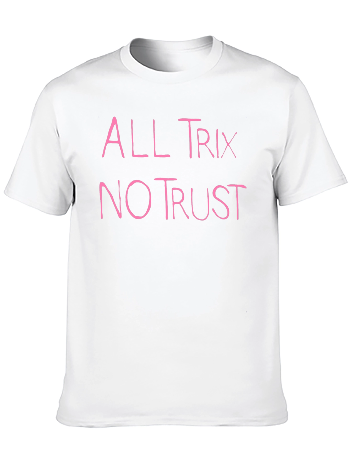 All Trix No Trust Black T-Shirt